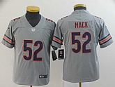 Youth Nike Bears 52 Khalil Mack Gray Inverted Legend Limited Jersey